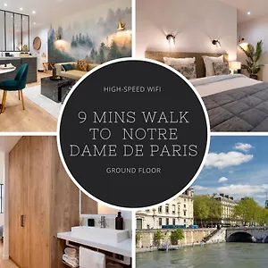 Cosy A 9 Min A Pied De La Cathedrale Notre Dame Appartement Parijs